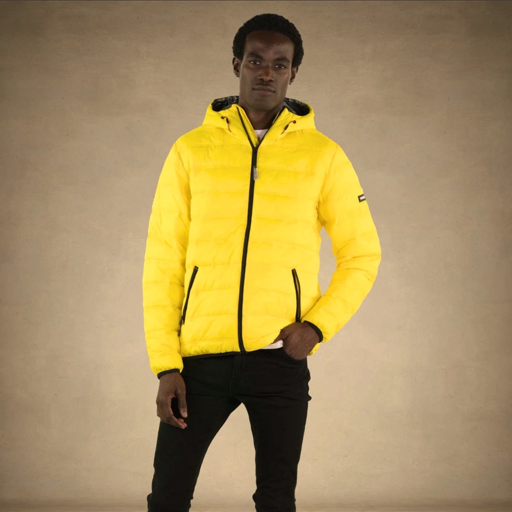 NEW Men's Zip Front Puffer Jacket